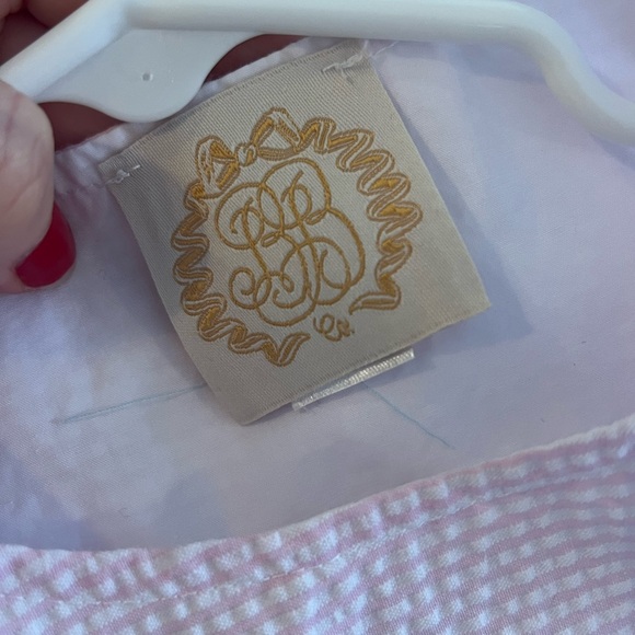 The Beaufort Bonnet Company pink and blue sleeveless dress - Picture 3 of 4